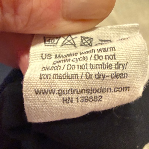 Gudrun Sjoden Women’s Black Long Sleeve Tunic Sz M - Picture 7 of 9